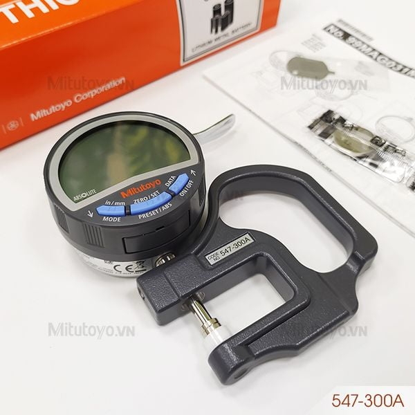 Đồng hồ đo độ dày điện tử Mitutoyo 547-300A (0-10mm/ 0.0005 inch)