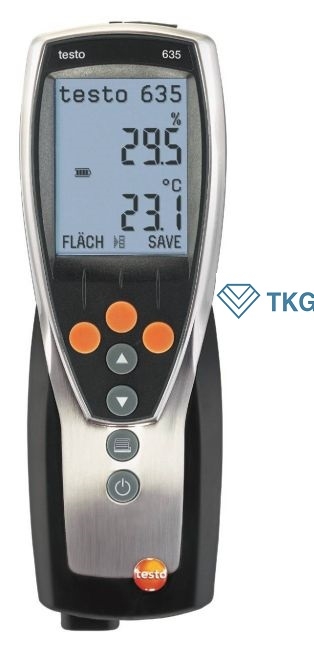 Máy đo nhiệt độ độ ẩm áp suất Testo 635-2 (Datalogger, -200 đến 1370°C, 0-100% RH, 0-2000 hPa)