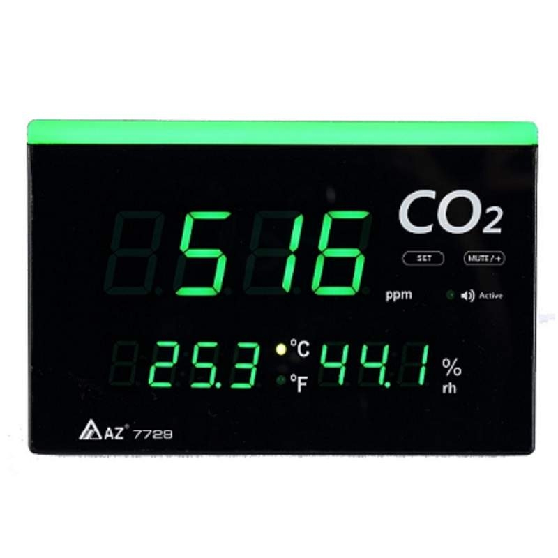 Máy đo CO₂, Nhiệt độ và Độ ẩm AZ 7729