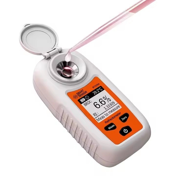 Khúc xạ kế đo độ ngọt trái cây, nước ngọt SMARTSENSOR ST335A (0-35% Brix, ± 0.2% ± 0.5℃)