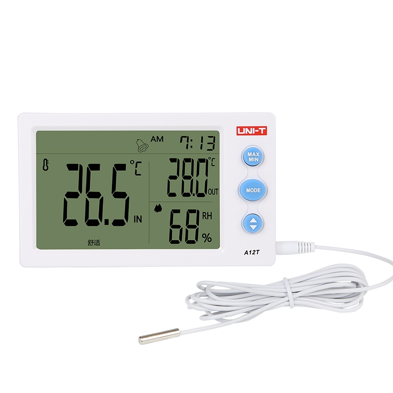 Đồng hồ đo nhiệt độ độ ẩm Uni-T A12T