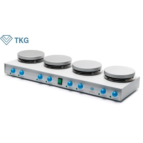 Máy khuấy từ gia nhiệt 4 vị trí VELP AM4X (1200 v/p; 370°C, kết nối với điều khiển nhiệt độ)