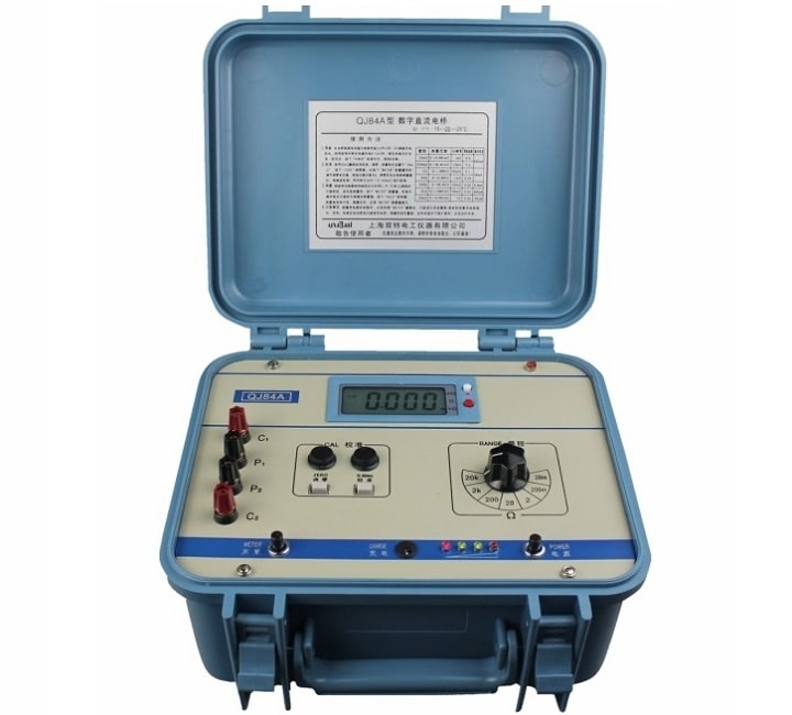 Cầu đo điện trở một chiều QJ84A (0~20kΩ)