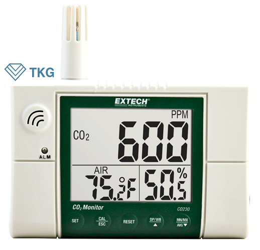 Máy đo chất lượng không khí, CO2 trong nhà EXTECH CO230 (0 đến 9,999ppm)