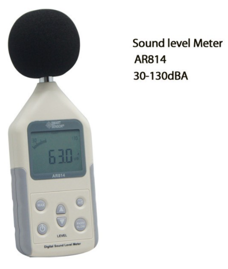 Máy đo độ ồn SMARTSENSOR AR814 (30-130 dB)