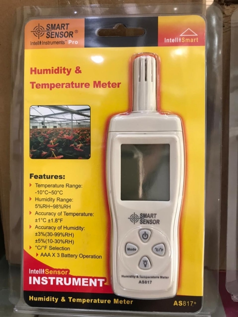 Máy đo nhiệt độ và độ ẩm SMARTSENSOR AS817 (-10℃~50℃; 5%RH~98%RH)