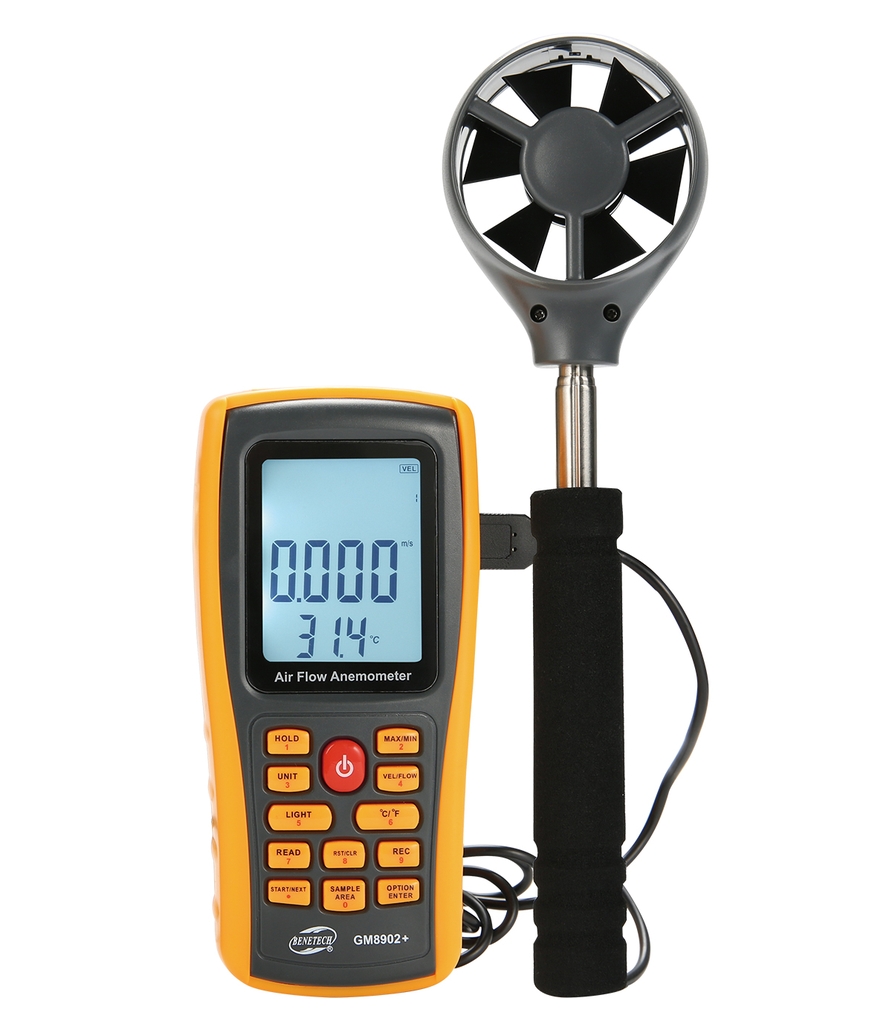 Máy đo tốc độ lưu lượng gió Benetech GM8902+
