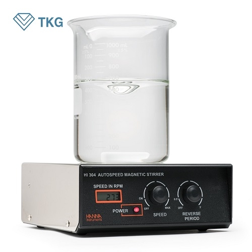 Máy khuấy từ Hanna HI304N - Tự Đảo Ngược Có Màn Hình (2.5L, 100 rpm - 1000 rpm)