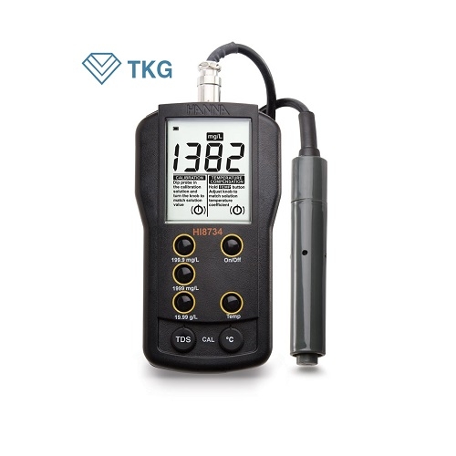 Máy Đo TDS Hanna HI8734 (0.0 to 199.9 mg/L; 0 to 1999 mg/L, 0.00 to 19.99 g/L)