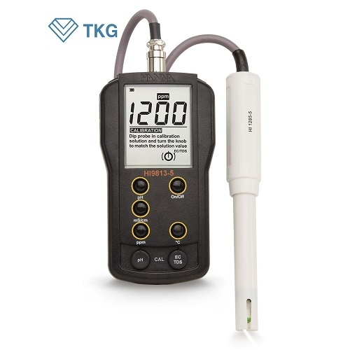 Máy đo đa chỉ tiêu Hanna HI9813-51 (pH/EC/TDS/Nhiệt độ thang cao)