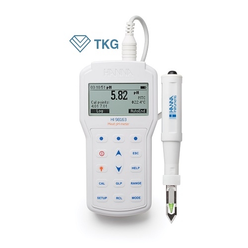 Máy Đo pH Nhiệt Độ Trong Thịt HI98163 (-2.000 to 20.000 pH)