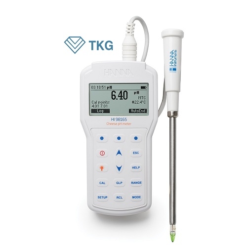 Máy Đo pH Nhiệt Độ Trong Pho Mát HI98165 (-2.000 to 20.000 pH)