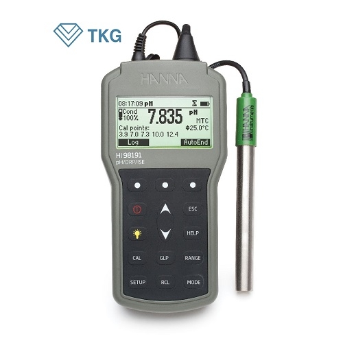 Máy Đo pH/ORP/ISE/Nhiệt Độ HI98191 (-2.000 to 20.000 pH)