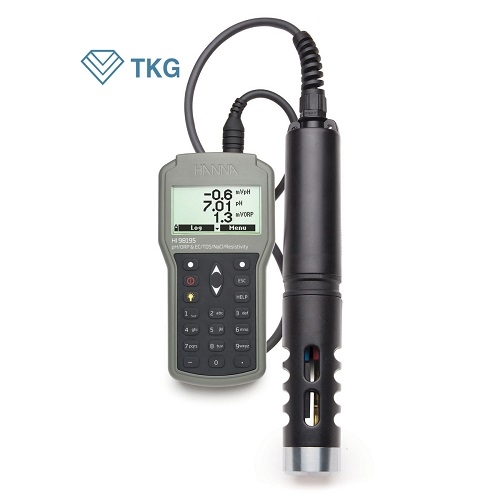 Máy Đo đa chỉ tiêu Hanna HI98195 (pH/ORP/EC/TDS/Độ Mặn/Trở Kháng/Áp Suất)