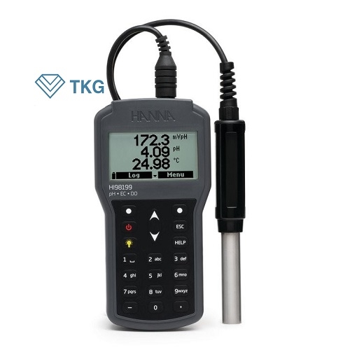 Máy đo đa chỉ tiêu Hanna HI98199  (pH/ORP/EC/TDS/Độ mặn/Oxy hòa tan/Nhiệt độ)