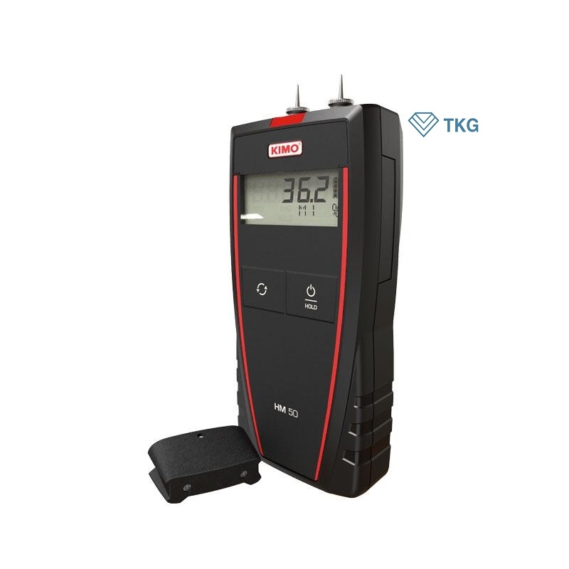 Máy đo độ ẩm gỗ, vật liệu KIMO HM50 (9.00 % ... 90.00 %; 0.10 % ... 15.00 %: 0.10 % ... 15.00 %)