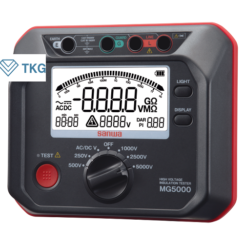 Máy đo điện trở cách điện Sanwa MG5000 (5000V/2500V/1000V/500V/250V)
