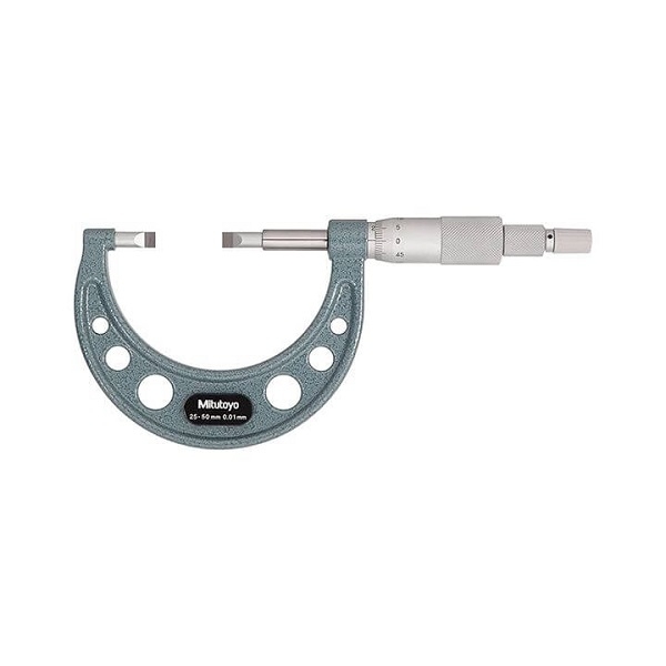 Panme cơ khí đầu nhỏ Mitutoyo 111-116 (25-50mm/ 0.01mm)