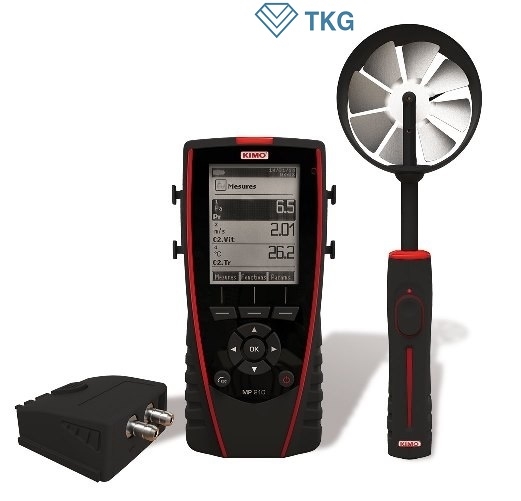 Máy đo áp suất nhiệt độ tốc độ gió Kimo MP210