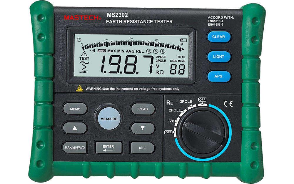 Máy đo điện trở đất Mastech MS2302