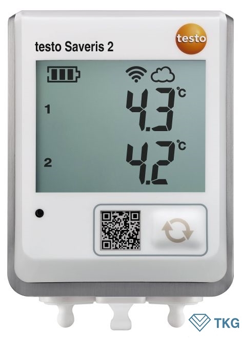 Máy đo ghi nhiệt độ Testo Saveris 2-T2, cảm biến ngoài (Wifi, -30 đến +150°C)