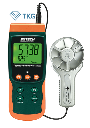 Máy đo tốc độ gió EXTECH SDL300 (0.4 to 35m/s, 0 to 70°C, Datalogger)