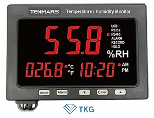 Thiết bị đo nhiệt độ/độ ẩm Tenmars TM-185A (-20º to 70ºC, 5%~95%, Datalogger)