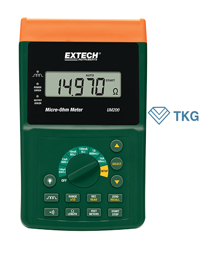 Máy đo điện trở Micro-Ohm Extech UM200 (độ phân dải cao 1µΩ)