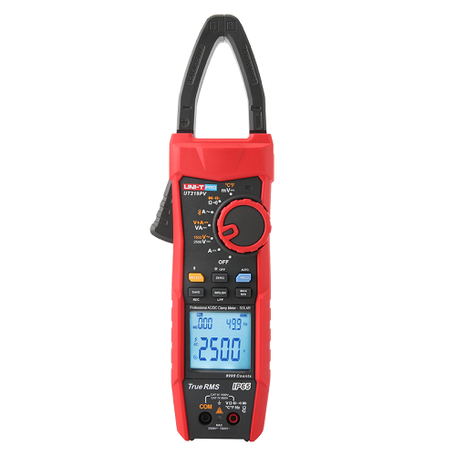 Ampe kìm UNI-T UT219PV (AC/DC: 999.9A; AC: 1500V; DC: 2500V, Chuyên dùng cho Solar)
