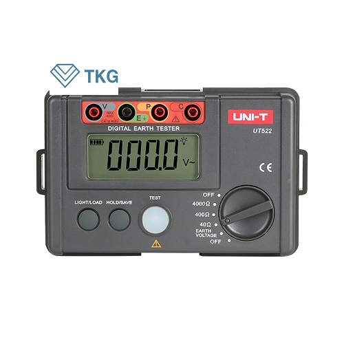 Đồng hồ đo điện trở đất UNI-T UT521 (20Ω, 200Ω, 2000Ω, túi vải)