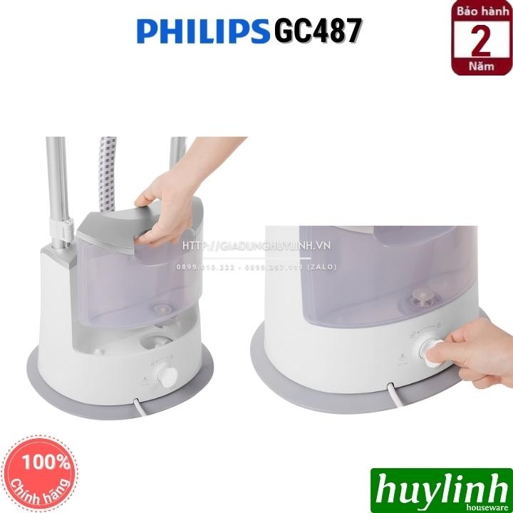 Bàn ủi hơi nước dạng đứng Philips GC487/89 Hàng chính hãng