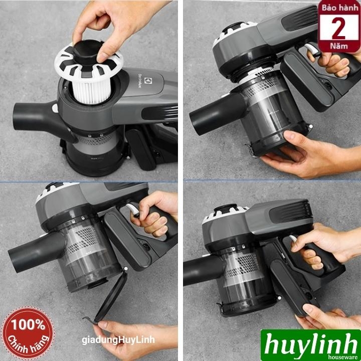 Máy hút bụi không dây dùng pin Electrolux EFP31315 - 2 trong 1 - pin ...
