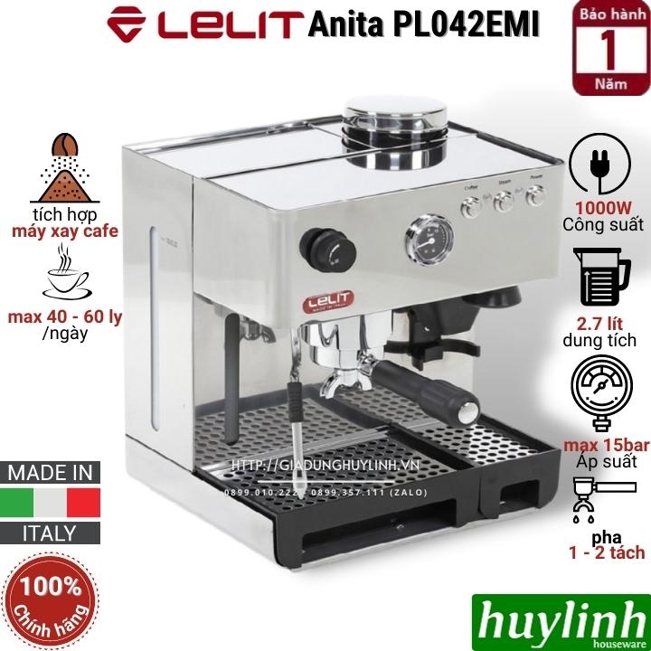 May pha ca phe Lelit Anita PL042EMI Tich h p may xay Made in Italy