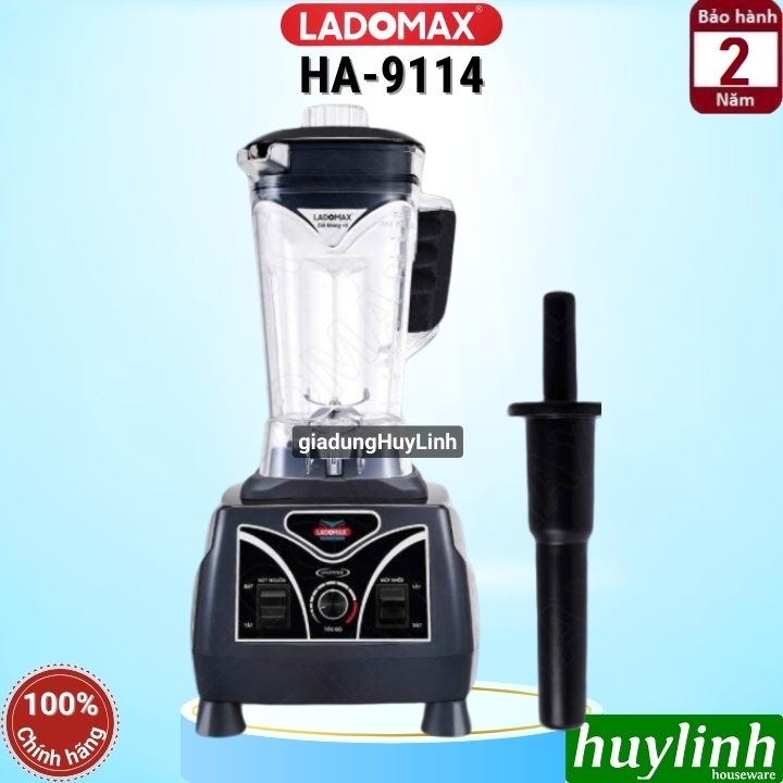 Máy xay sinh tố công nghiệp Ladomax HA-9114 - 2380W - dung tích 2 lít