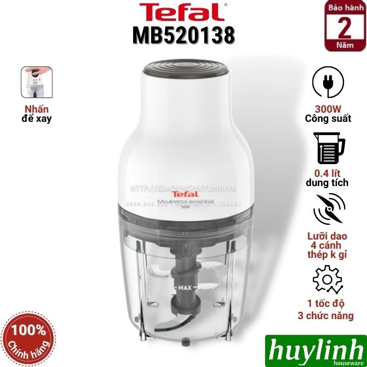 Máy xay thịt mini Tefal MB520138 - 0.4 lít - 300W Máy Xay Thịt Mini Tefal Mb520138 - 0.4 Lít - 300W