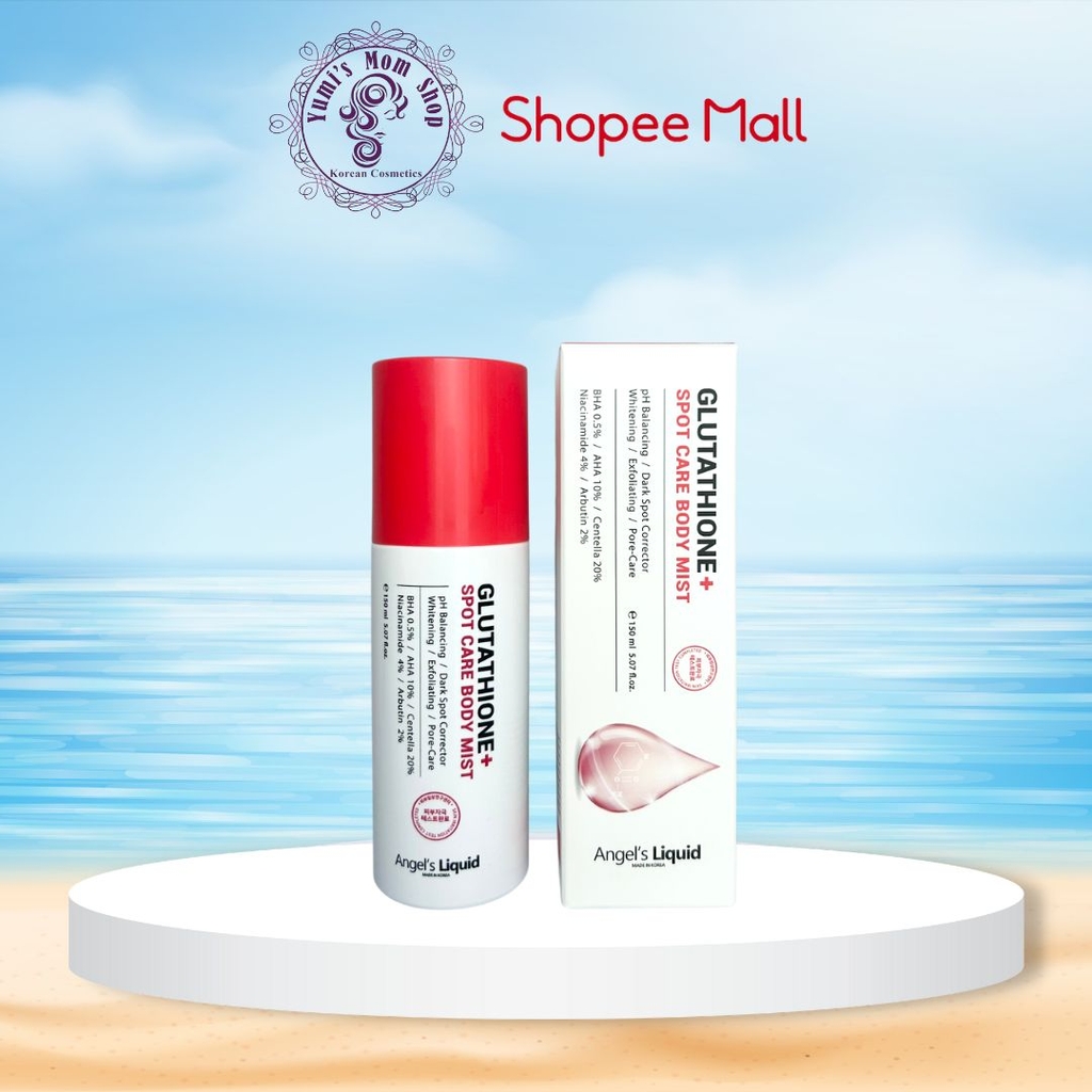 angel's liquid glutathione body mist Niacinamide Arbutin Whitening Underarm Roller 60ml launched with the goal of providing a solution to clear acne angel's liquid glutathione body mist