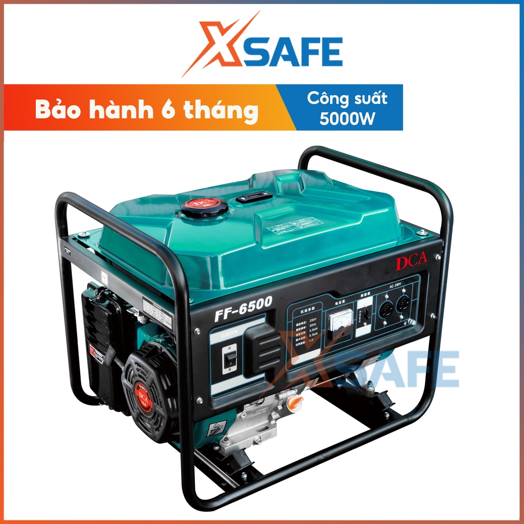 Máy phát điện xăng 5kW DCA AF6500