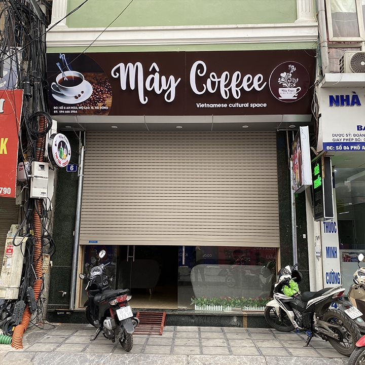 Biển Hiệu Mây Coffee Nền Alu Chữ Nổi Nâng Tầm Thương Hiệu