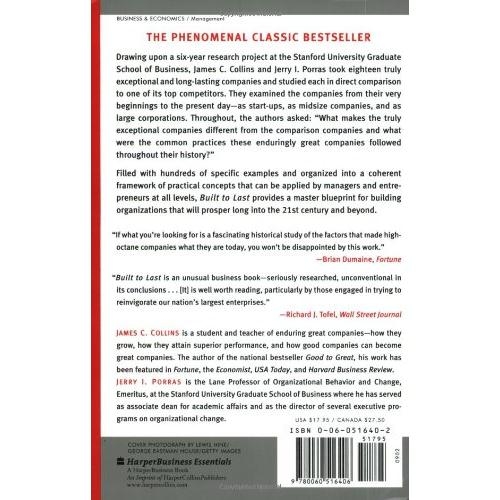 Built to Last: Successful Habits of Visionary Companies