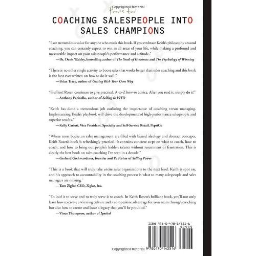 Coaching Salespeople into Sales Champions: A Tactical Playbook for Managers and Executives