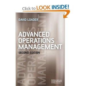 Advanced Operations Management (Securities Institute)