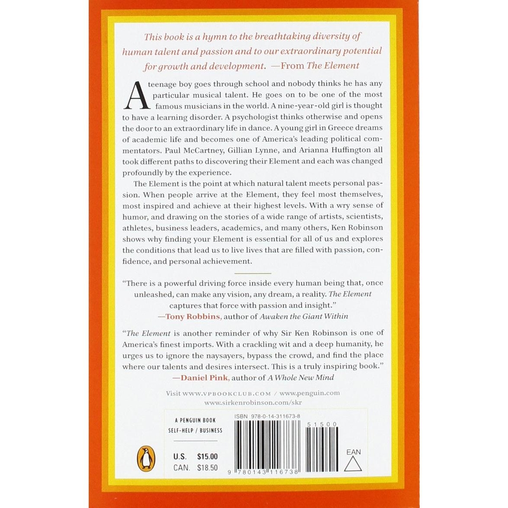 The Element: How Finding Your Passion Changes Everything