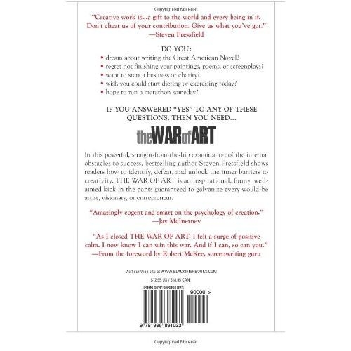 The War of Art: Break Through the Blocks and Win Your Inner Creative Battles