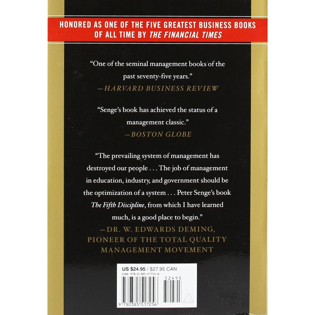 The Fifth Discipline: The Art & Practice of The Learning Organization