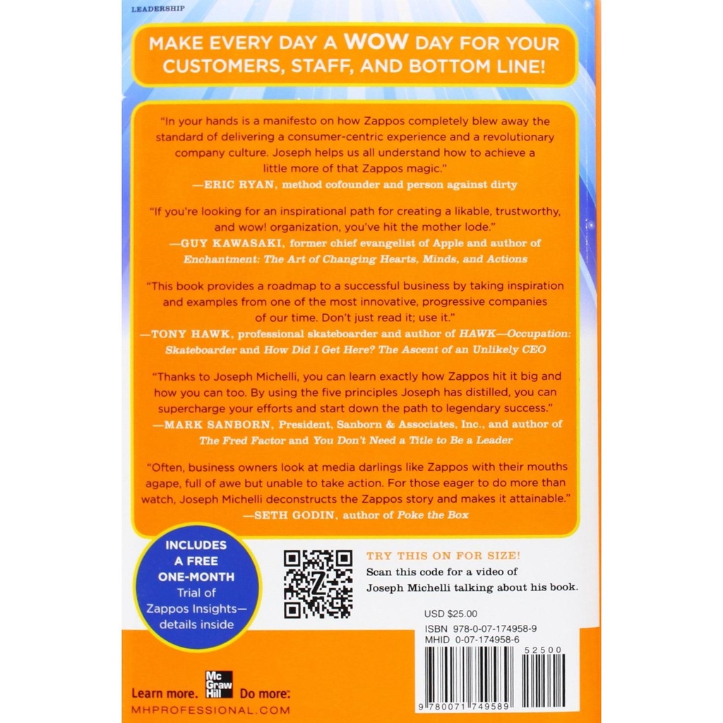 The Zappos Experience: 5 Principles to Inspire, Engage, and WOW