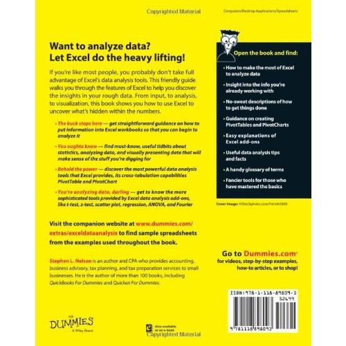 Excel Data Analysis For Dummies, 2nd Edition