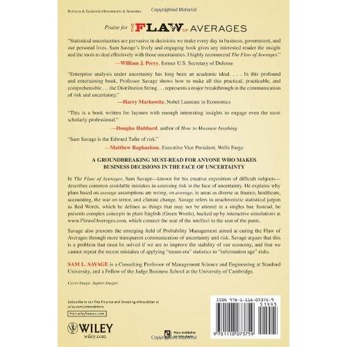 The Flaw of Averages: Why We Underestimate Risk in the Face of Uncertainty