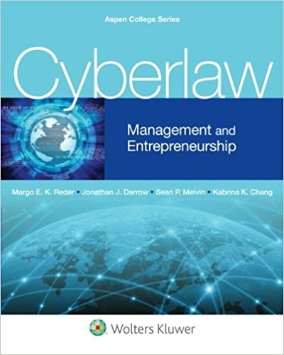 Cyberlaw: Management and Entrepreneurship