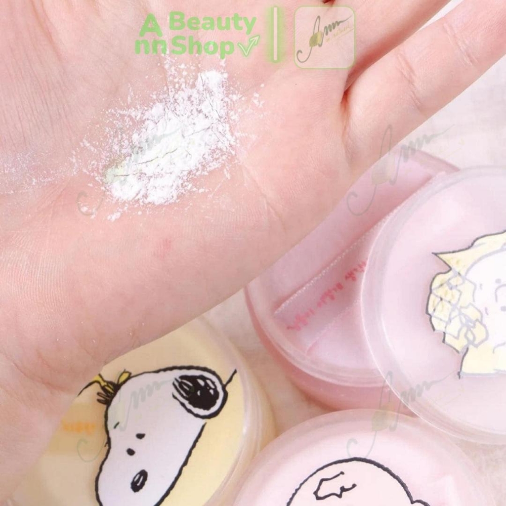 Phấn Phủ Innisfreee x Peanuts No Sebum Mineral Powder 5gr Ann Beauty Shop