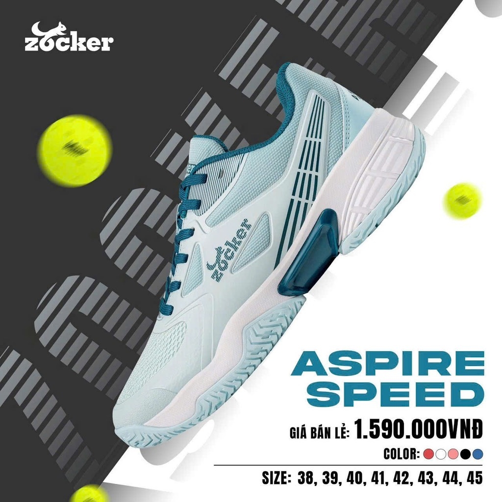 Giày Zocker ASPIRE SPEED - Xanh bạc hà